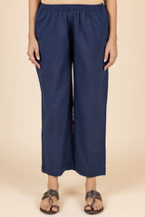 Dark Blue Cambric Trousers