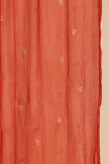 Rust Chiffon Dupatta