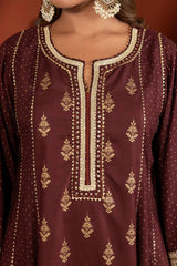 Tamara Golden Printed Kurta