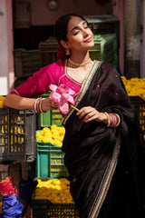Raat Rani Chanderi Saree