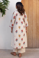 Stripes and Florals Kurta
