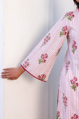 Striped Floral Kurta