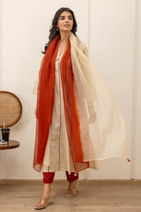 Ivory Pleated Kurta