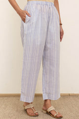 Lavender Striped Trousers