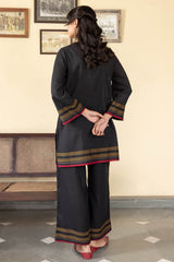 Black Narayanpeth Co-Ord Set