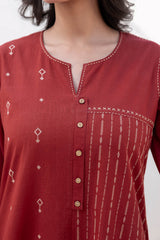 Earthy Handloom Kurta