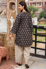 Bagh Black Kurti