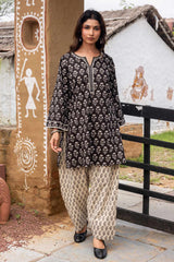 Bagh Black Kurti