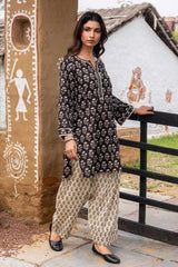Bagh Black Kurti