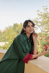 Green Narayanpeth Anti Fit Kurta