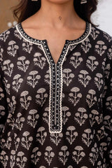 Bagh Black Kurti