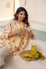 Yellow Checked Anti-Fit Top
