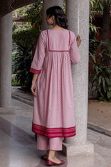 Pink Narayanpeth Kurta