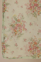 Floral Green Dupatta