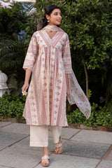 Floral Wave Kurta
