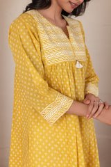 Mango Sorbet Kurta