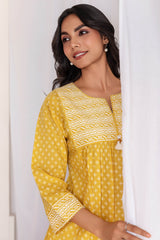 Mango Sorbet Kurta