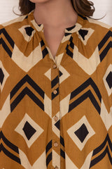 Burnt Ochre Kurta
