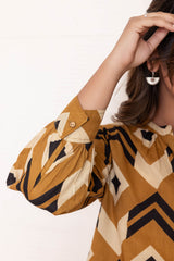 Burnt Ochre Kurta