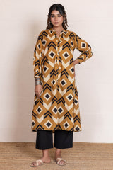 Burnt Ochre Kurta
