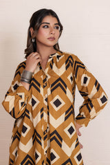 Burnt Ochre Kurta