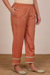 Aarohi Orange Trousers