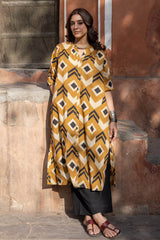 Burnt Ochre Kurta
