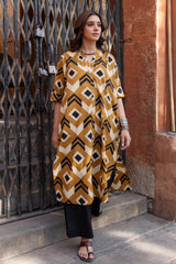 Burnt Ochre Kurta