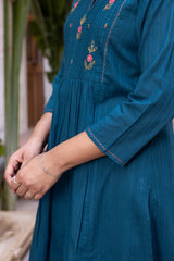 Cobalt Berry Kurta