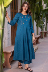 Cobalt Berry Kurta