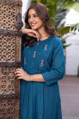 Cobalt Berry Kurta