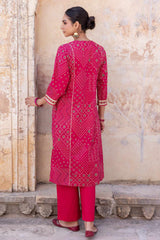 Gulnaar Bandhej Kurta
