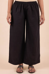 Black Wide Trousers