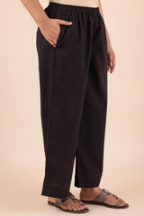 Black Wide Trousers
