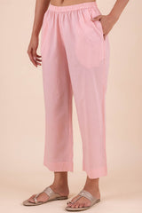 Peach Cambric Trousers