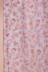 Mist Blue Floral Doria Dupatta