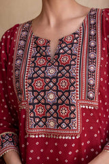 Rajsi Bandhej Kurta