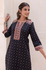 Nisha Bandhej Kurta