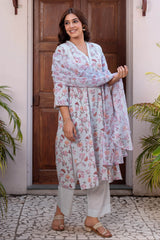 Pastel Bloom Kurta