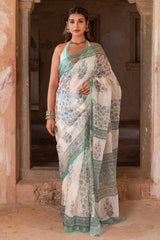Buta Printed Doria Saree