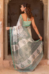 Buta Printed Doria Saree