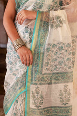 Buta Printed Doria Saree