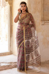 Floral Doria Saree