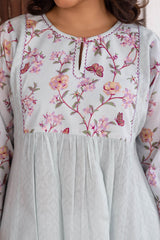 Blush Blue Cotton Kurta