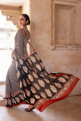 Bagru Buta Chanderi Saree