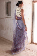 Checks Doria Saree