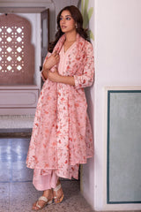 Peach Bloom Kurta