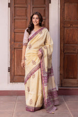 Striped Chanderi Saree