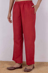 Scarlet Cambric Trousers