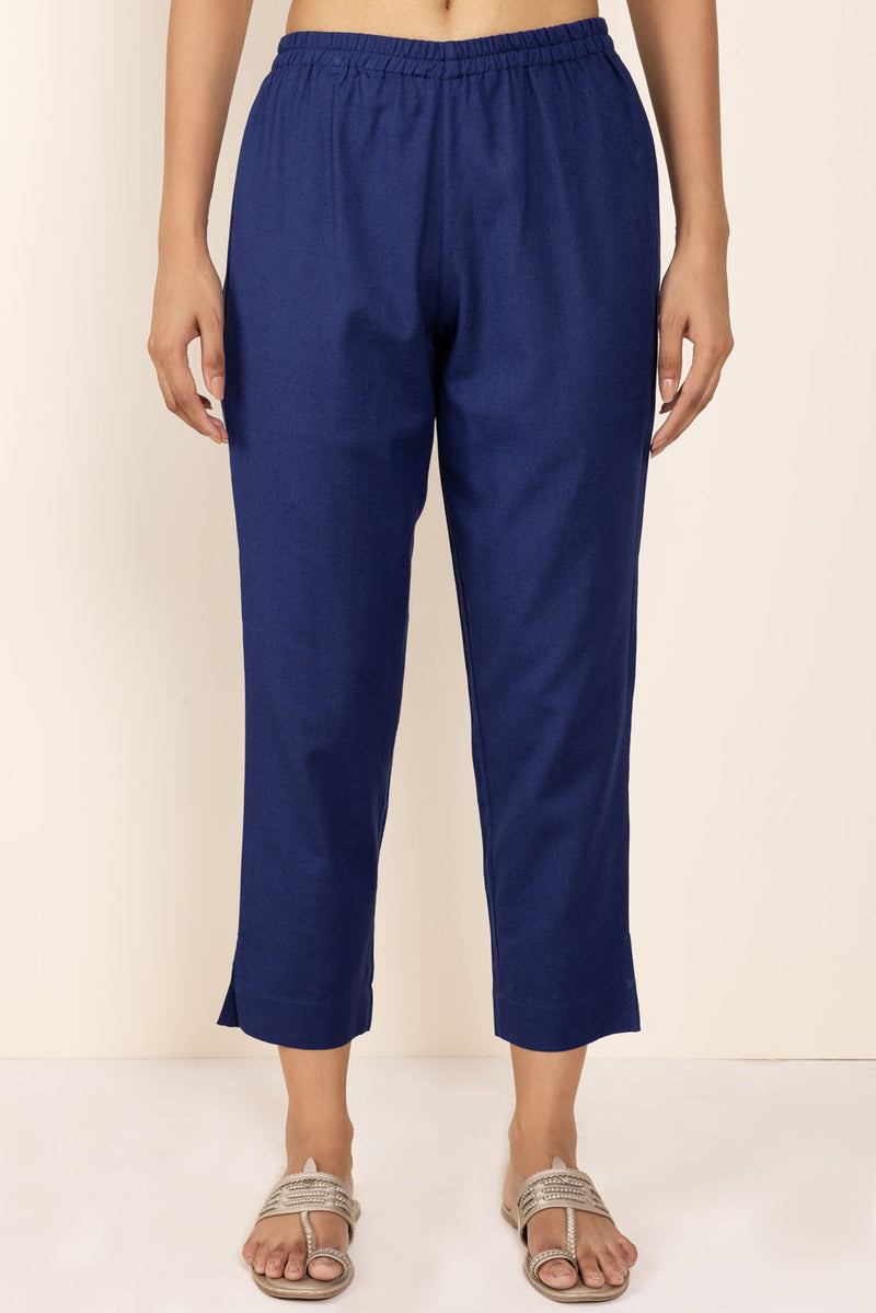 Sapphire Blue Trouser – Cottons Jaipur
